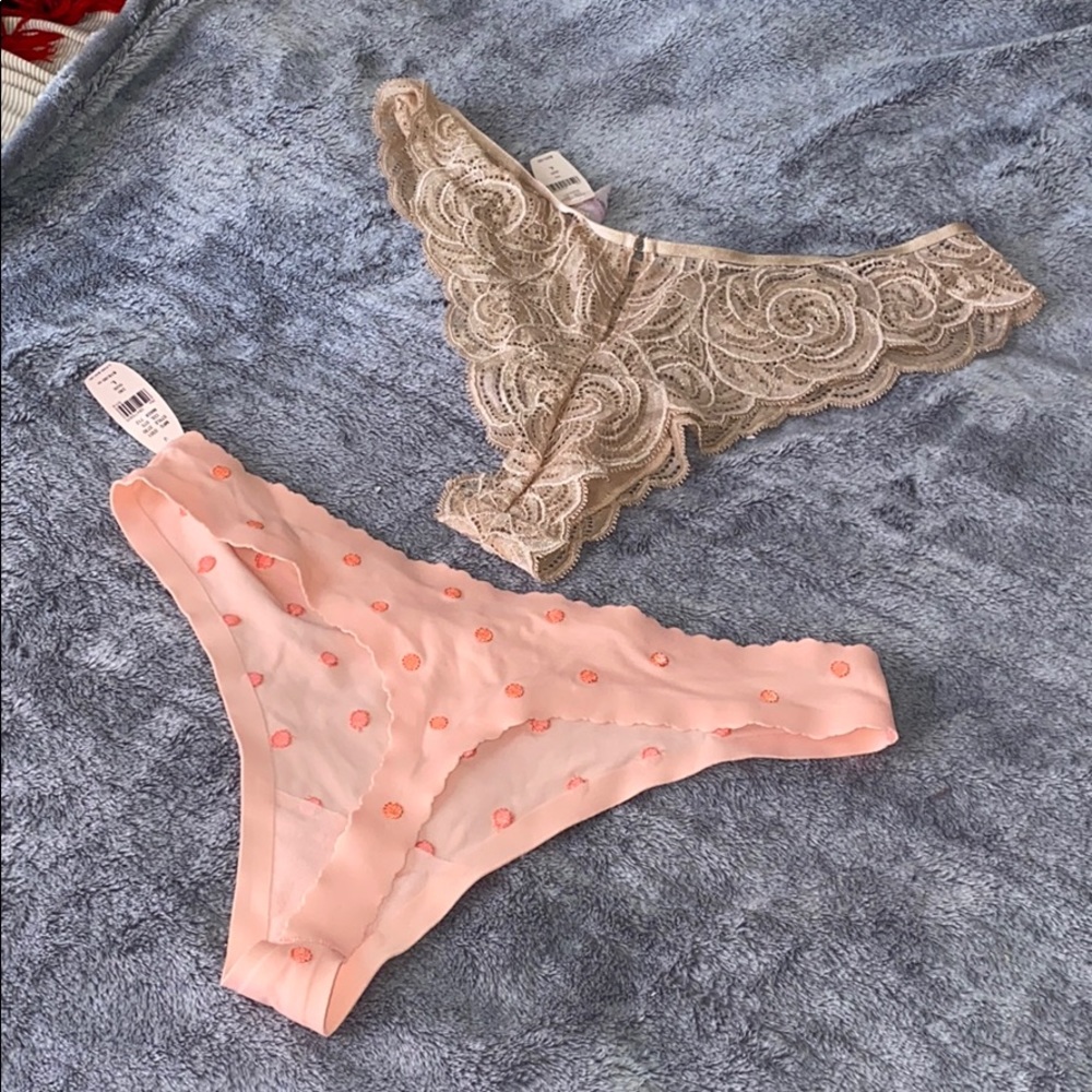 ❗️NWT❗️Victoria’s Secret 2 Thong Bundle - Picture 1 of 8